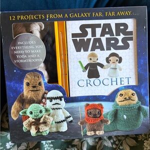 Star Wars Crochet Kit with Yoda, Stormtrooper, Chewbacca and Friends